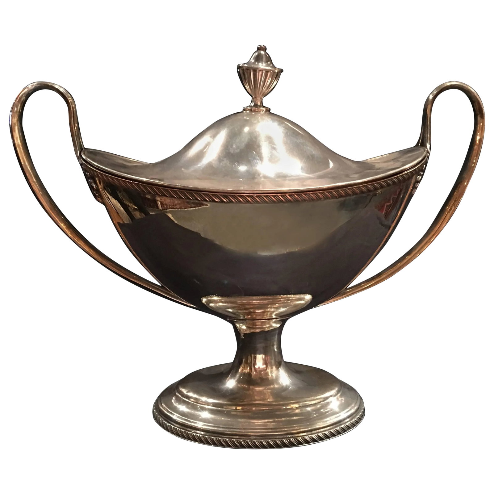 Sheffield Soup Tureen With Handles and Lid, Late 19th Century (1 of 7)
