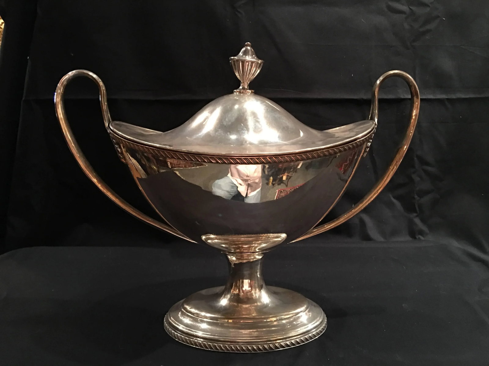 Sheffield Soup Tureen With Handles and Lid, Late 19th Century - 2
