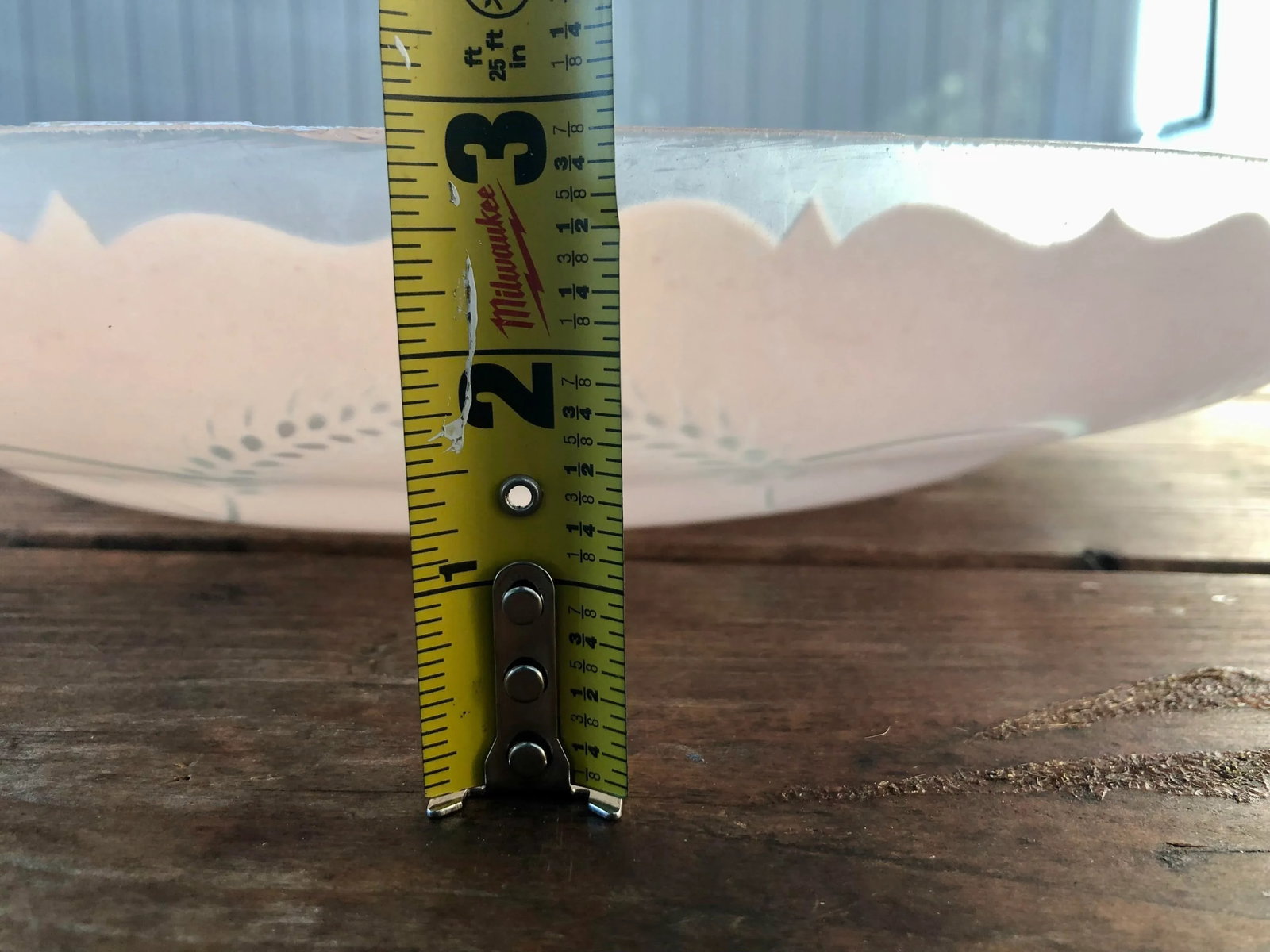 Vintage Mid Century Atomic Pink Starburst Floral Light Shade Glass Cover - 11