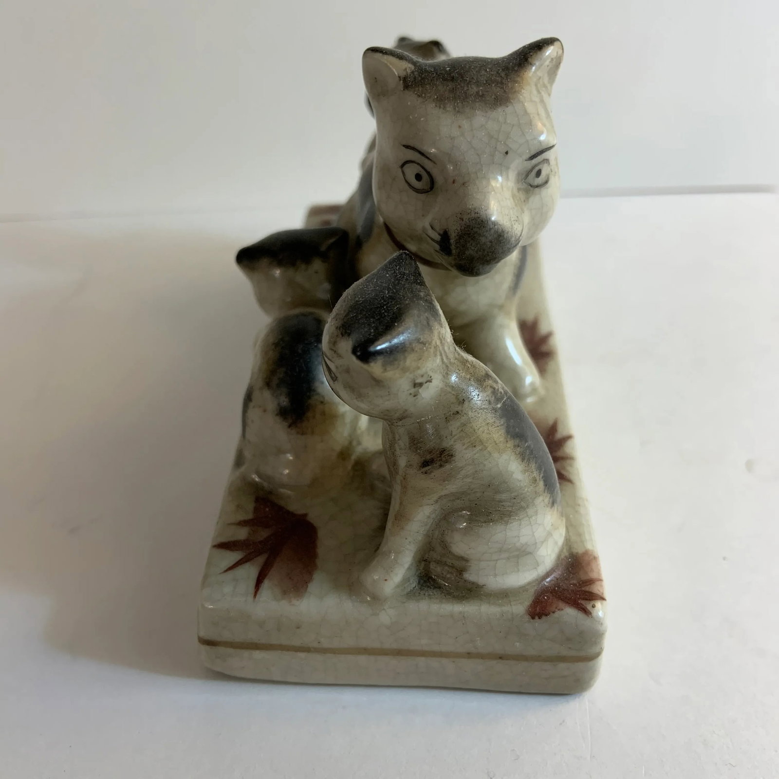 1970s Vintage Chinese Cat Family - 3