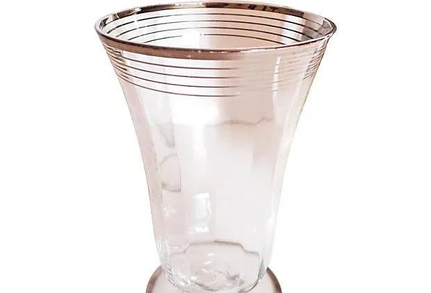 Silver Plate Pitcher and Glasses - Set of 5 - 2