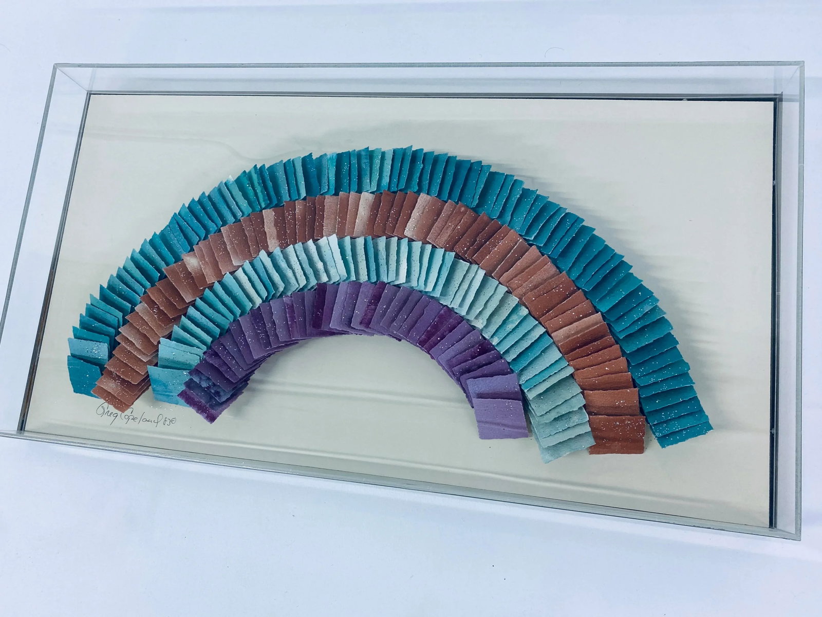 Greg Copeland Dimensional Wall Art Sculpture, 1980s - 2