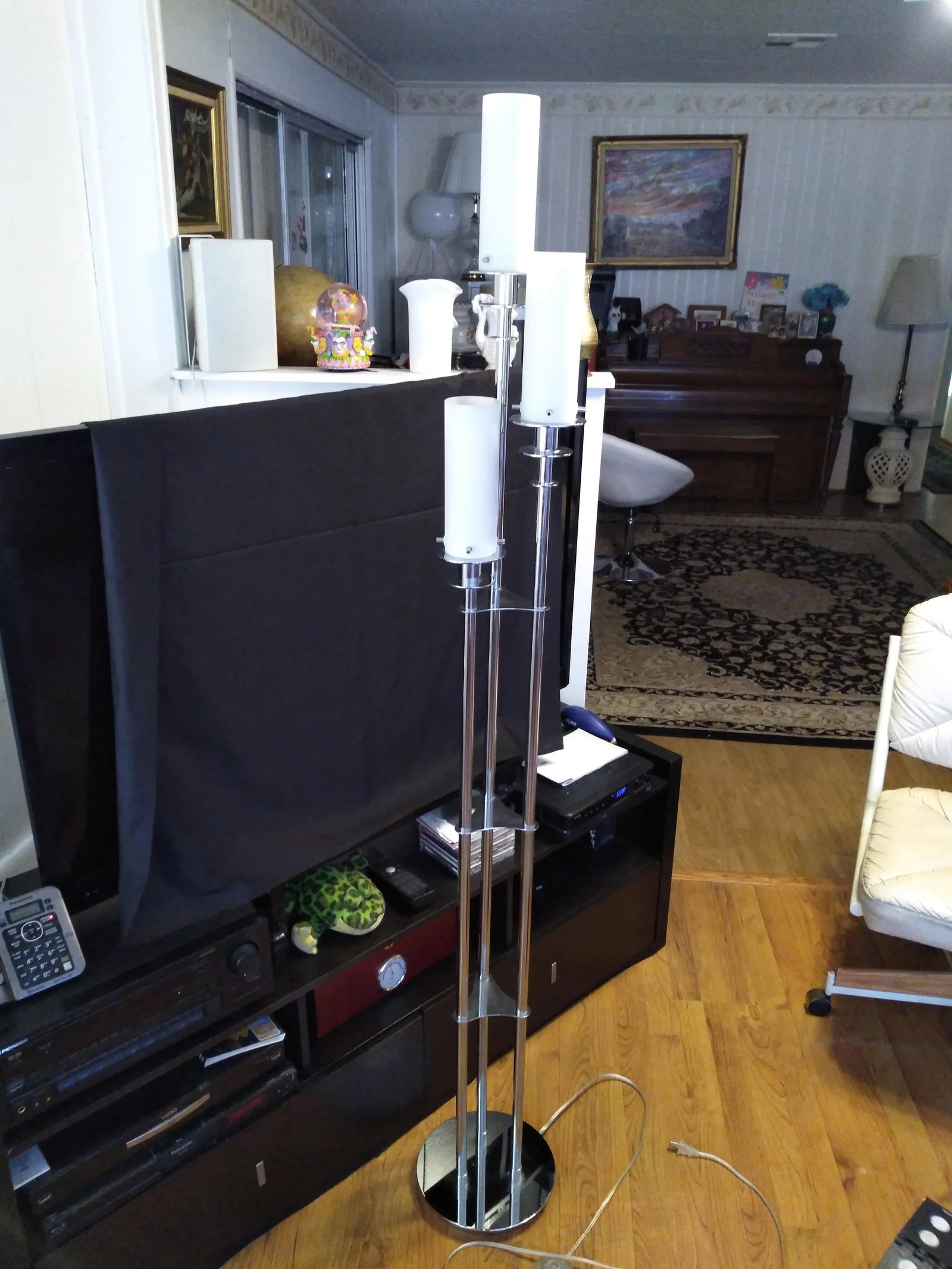 1980s Mid Century Style Three Arm Floor Lamp - 2