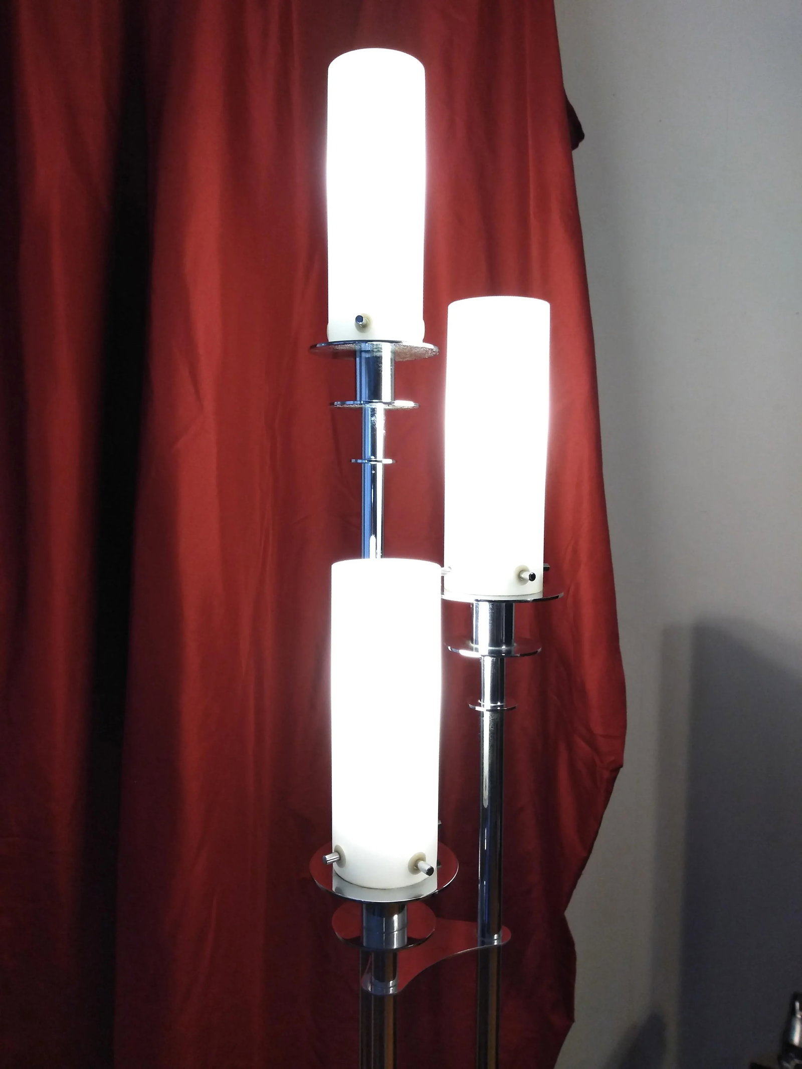 1980s Mid Century Style Three Arm Floor Lamp - 7