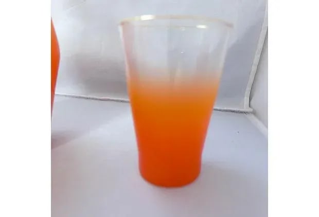 Orange Lemonade Pitcher & Glasses - Set of 6 - 4