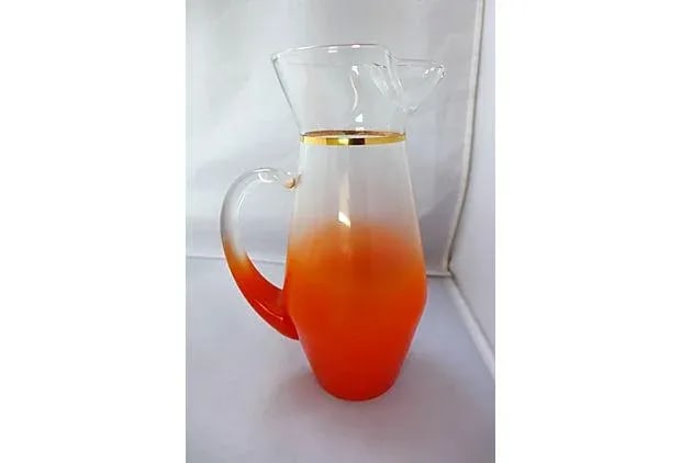 Orange Lemonade Pitcher & Glasses - Set of 6 - 5