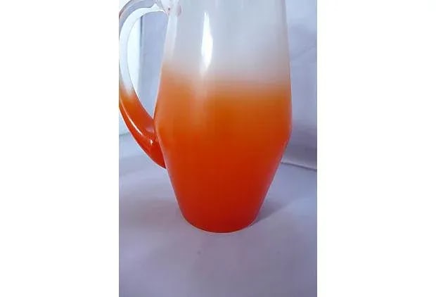 Orange Lemonade Pitcher & Glasses - Set of 6 - 7