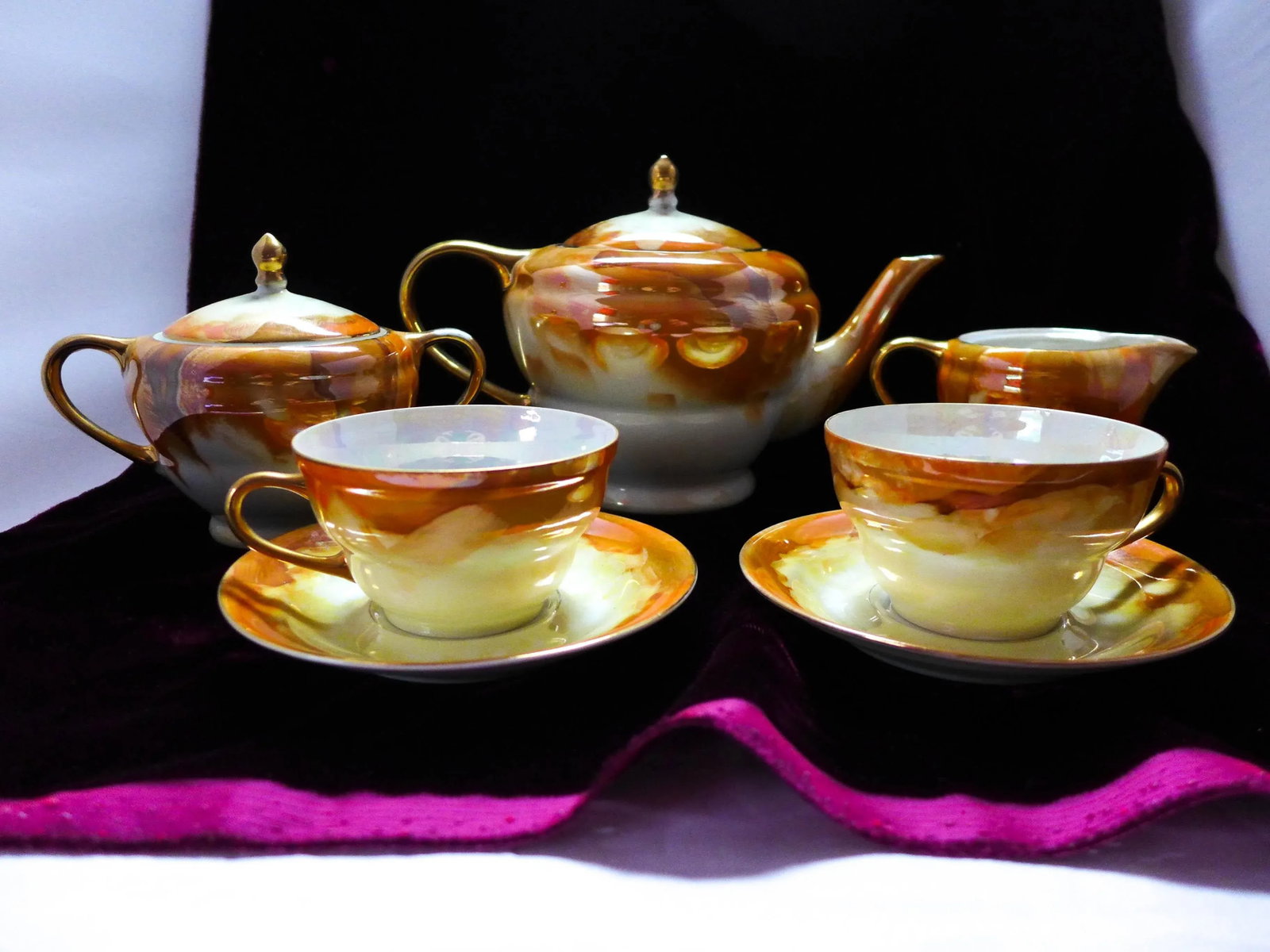 Lusterware Tea for Two Set - 8