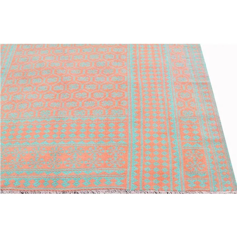 Handwoven Vintage Scandinavian Style Kilim Rug - 5'4'' * 8'10'' - 3