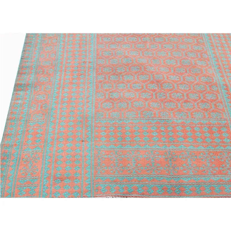 Handwoven Vintage Scandinavian Style Kilim Rug - 5'4'' * 8'10'' - 4
