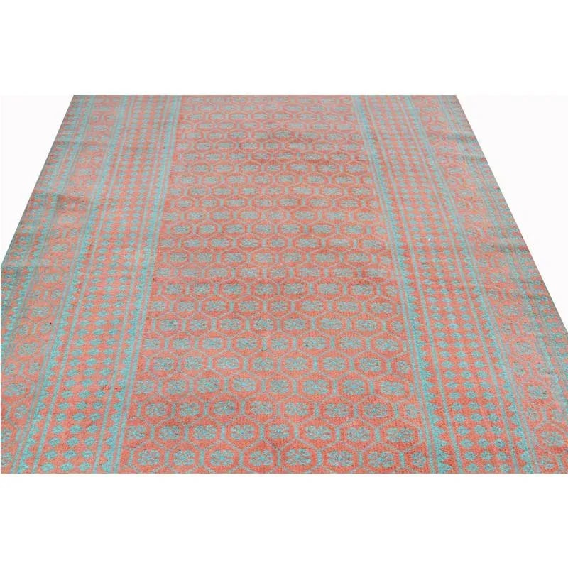 Handwoven Vintage Scandinavian Style Kilim Rug - 5'4'' * 8'10'' - 5