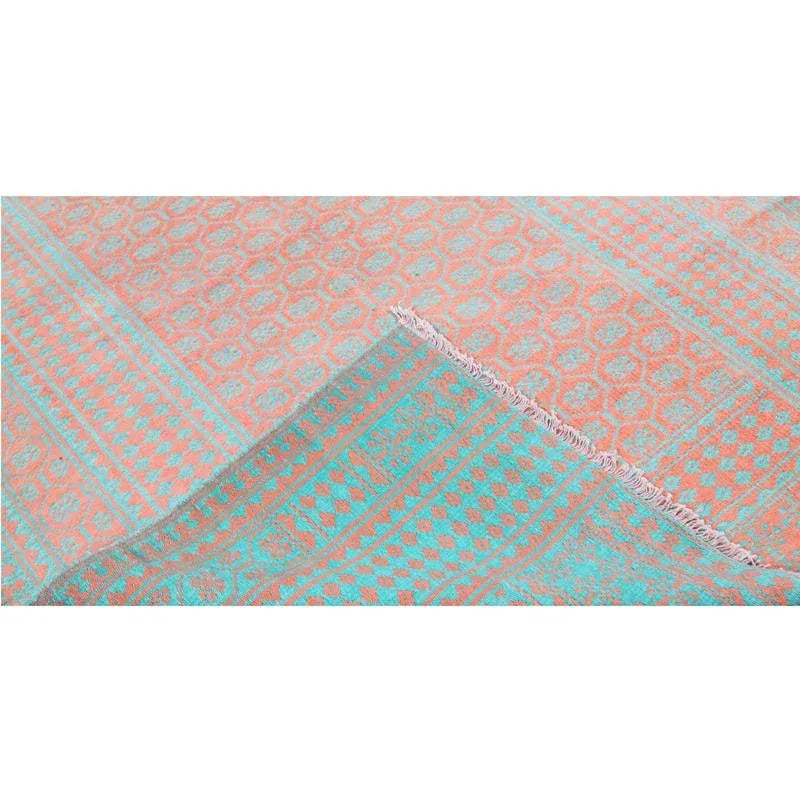 Handwoven Vintage Scandinavian Style Kilim Rug - 5'4'' * 8'10'' - 7