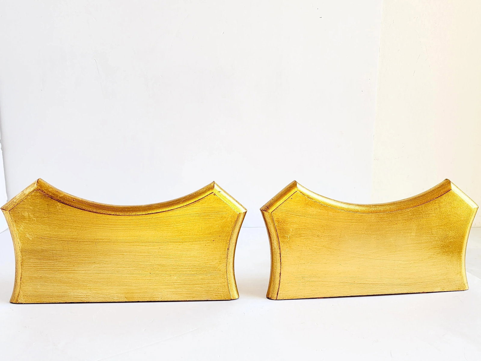 Decorative Crafts Italian Giltwood Neoclassical Style Wall Brackets - a Pair - 6