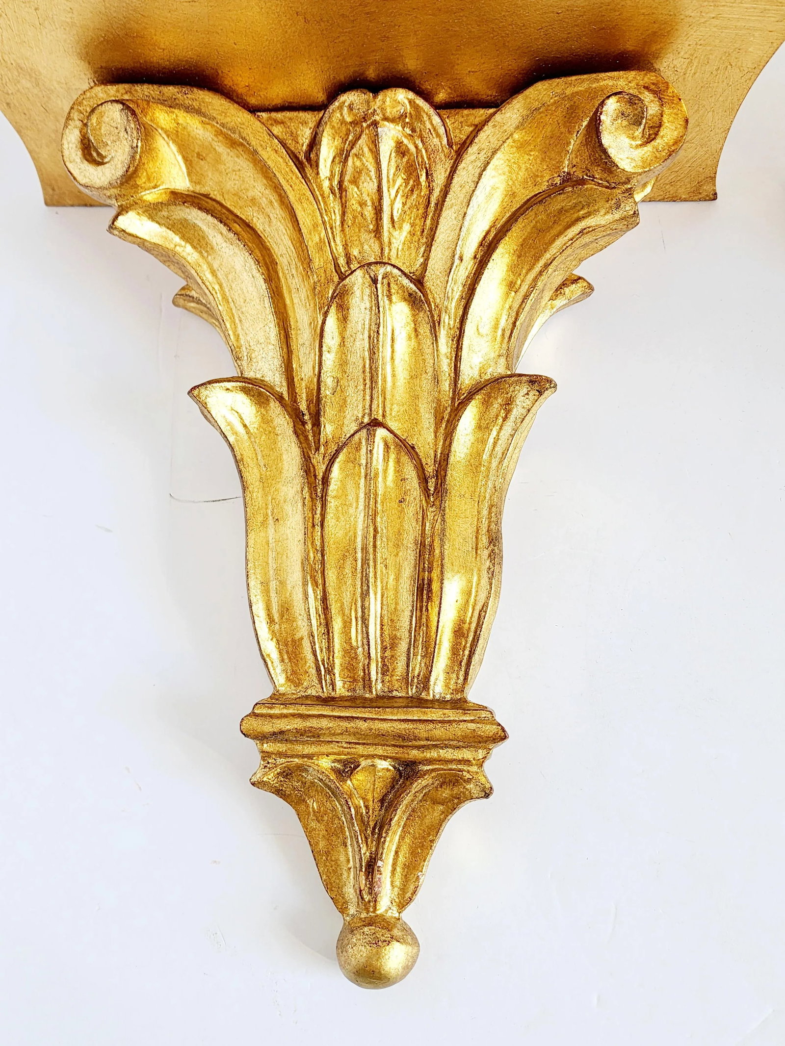 Decorative Crafts Italian Giltwood Neoclassical Style Wall Brackets - a Pair - 8