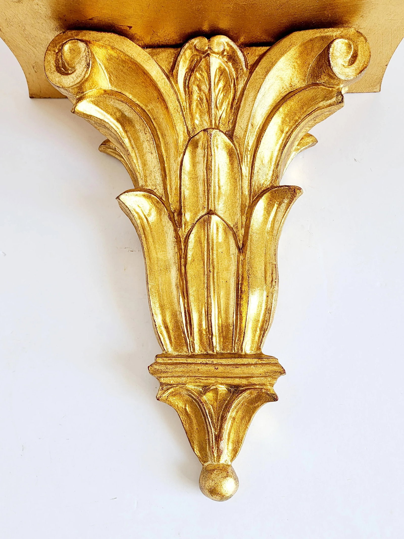 Decorative Crafts Italian Giltwood Neoclassical Style Wall Brackets - a Pair - 9