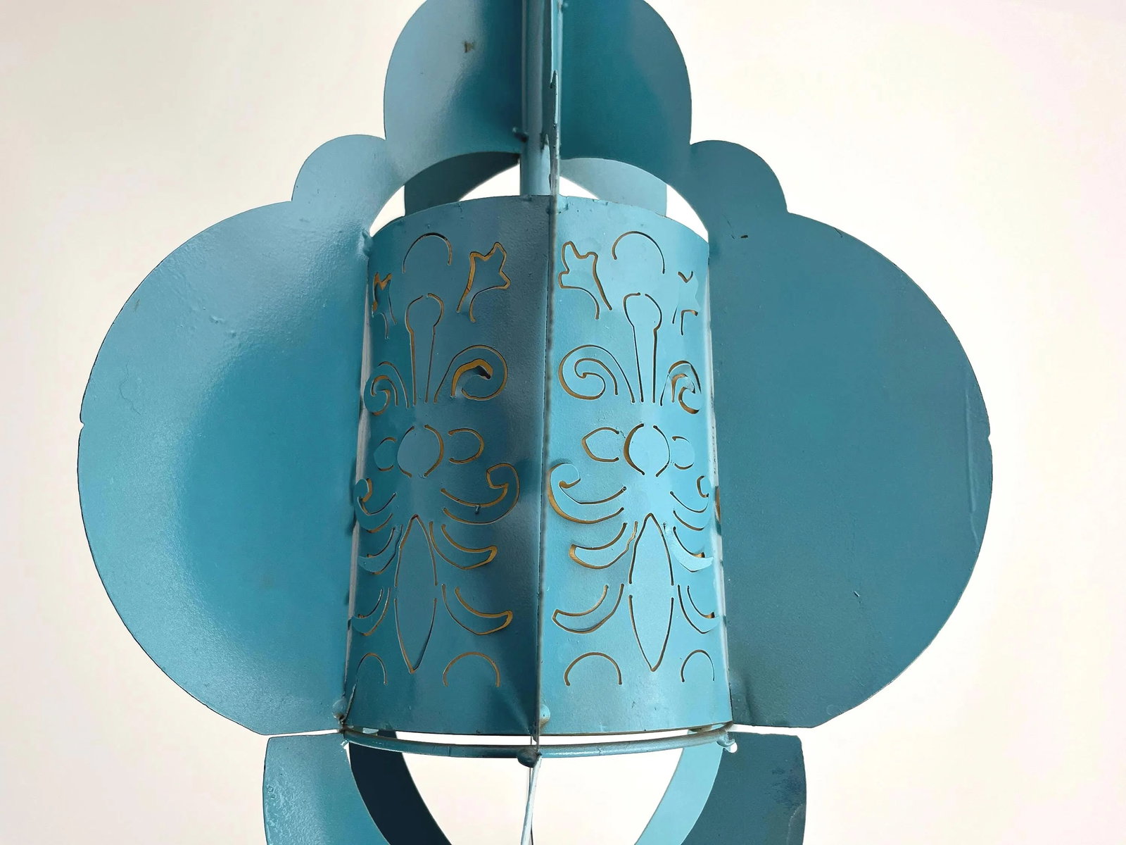 Modern Pierced Moroccan Pendant Lights, Pair - 11