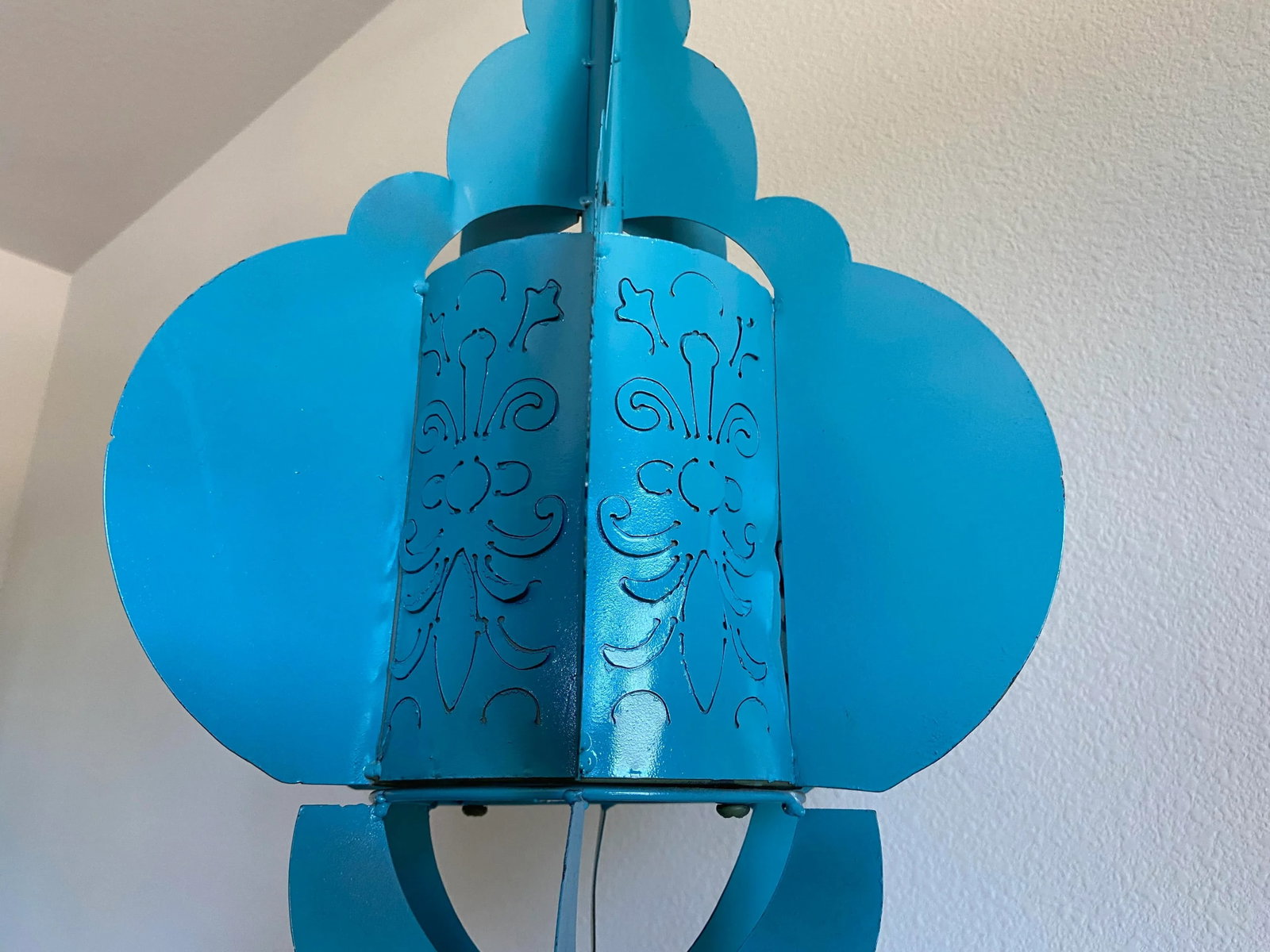 Modern Pierced Moroccan Pendant Lights, Pair - 5