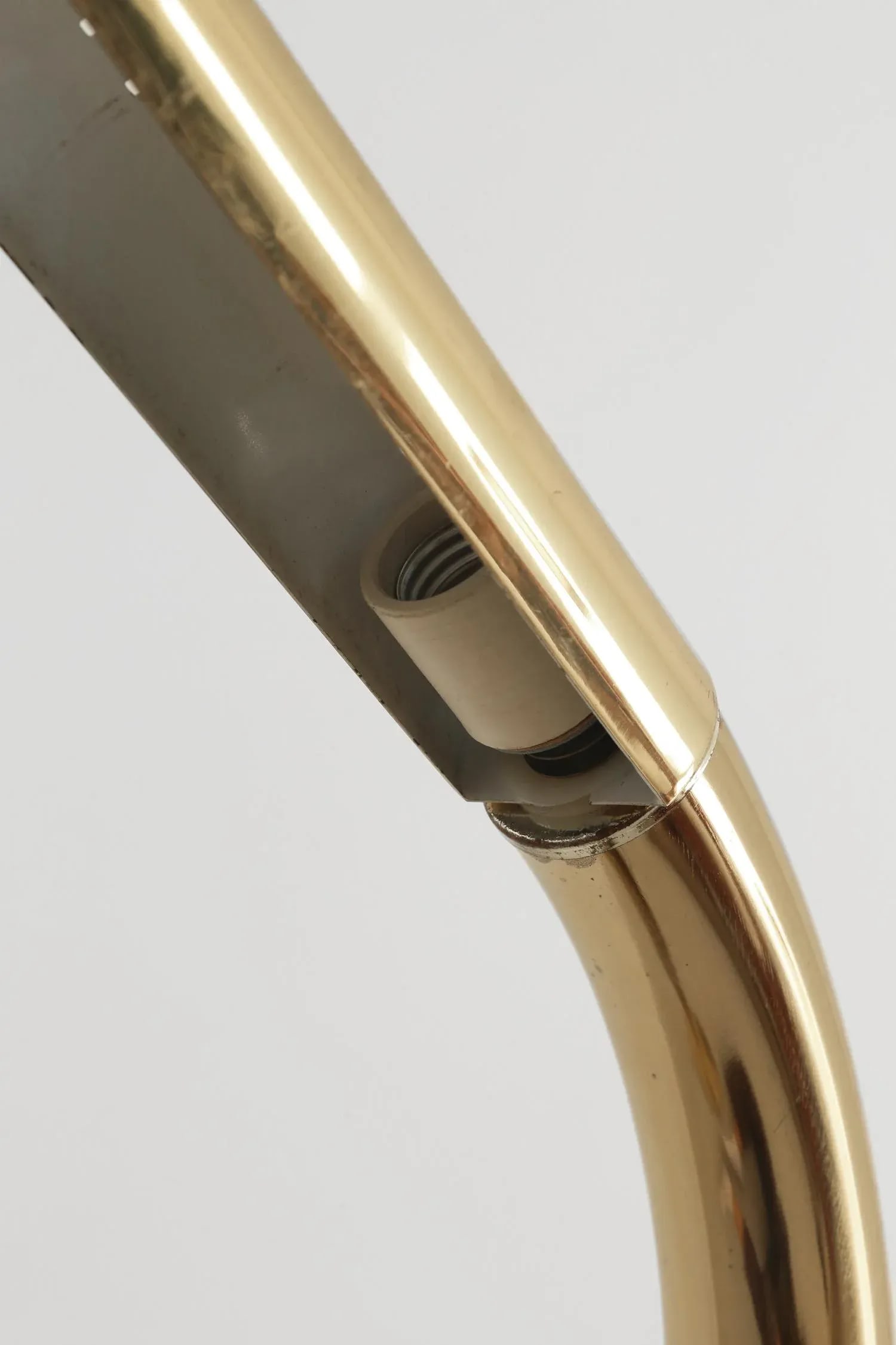 1970s Rainbow Brass Floor Lamp - 3