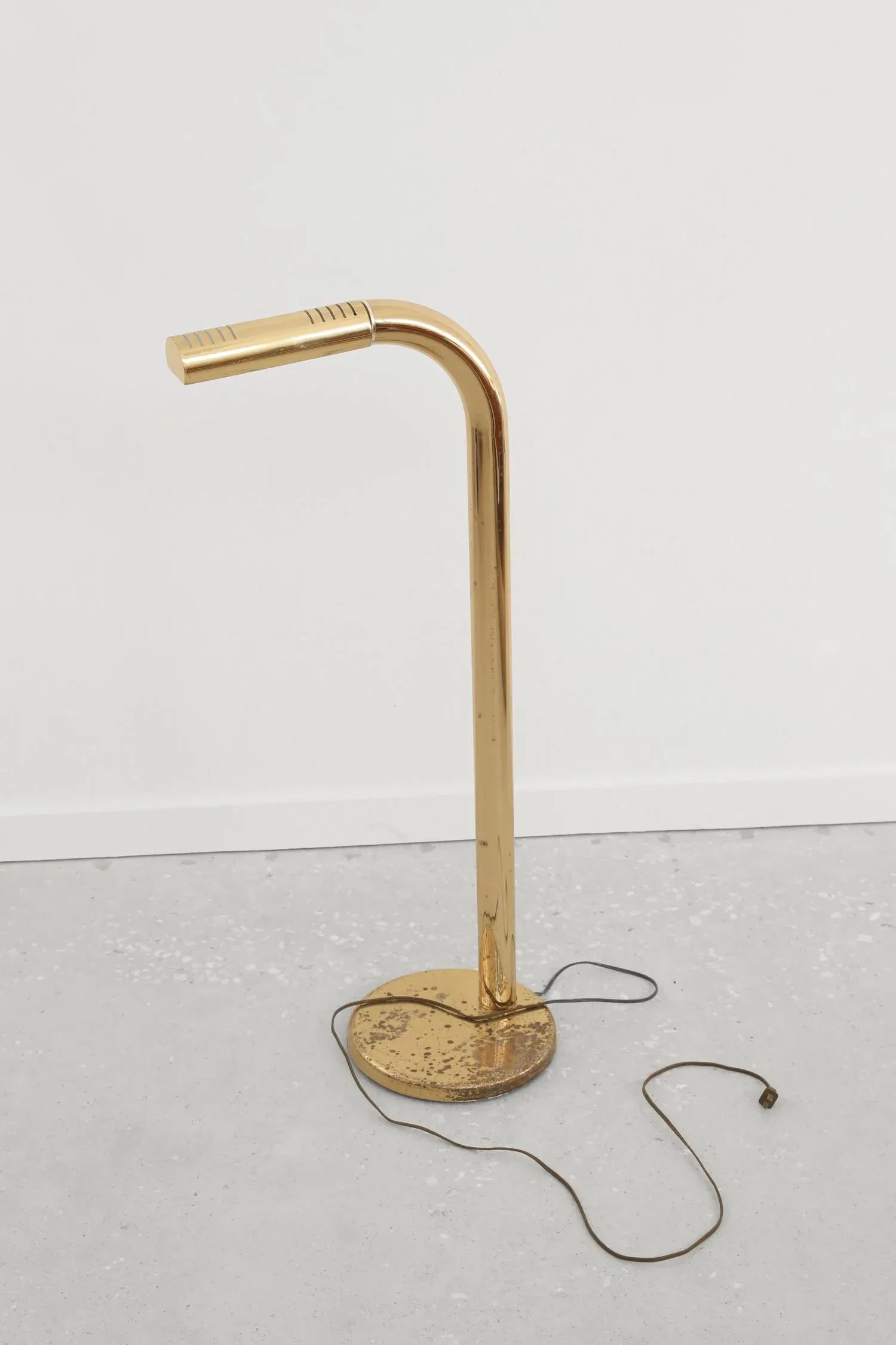 1970s Rainbow Brass Floor Lamp - 5