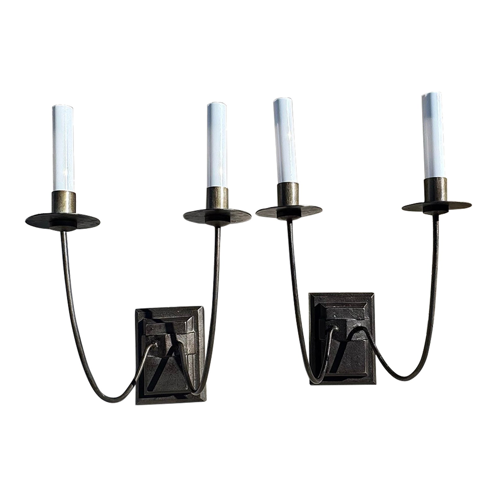 Thomas O' Brien for Visual Comforts Double Arm Wall Light Sconce- A Pair (1 of 10)