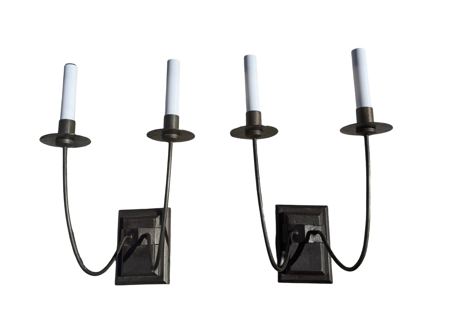 Thomas O' Brien for Visual Comforts Double Arm Wall Light Sconce- A Pair - 3