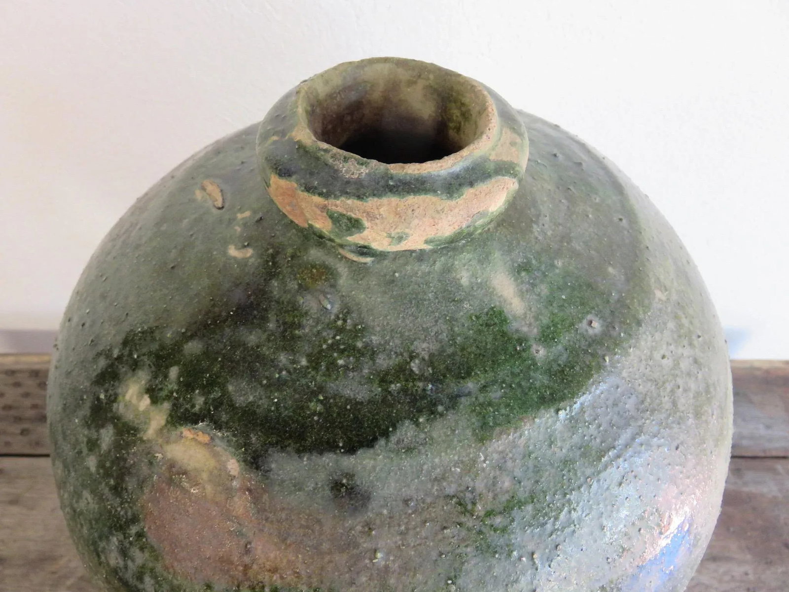 Antique Spanish Terra Cotta Botija From Perulera, 16th Century - 5