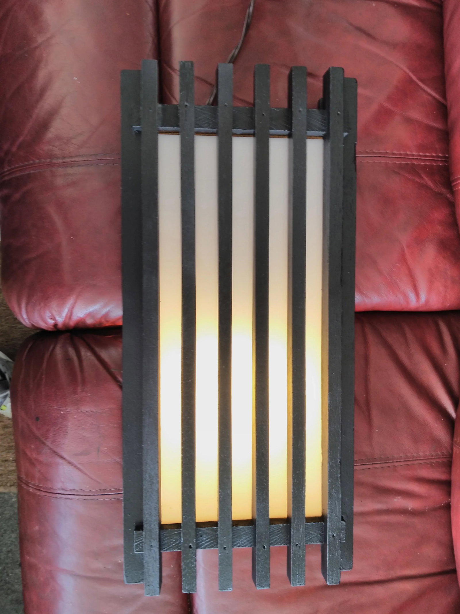 1970s Mid-Century Modern Wall / Ceiling Rectangular Light - 6