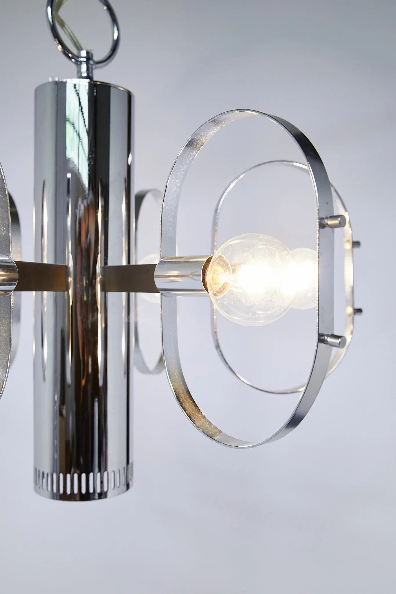 Mid-Century Modern 7-Light Chrome Fixture by Forecast Lighting - 4
