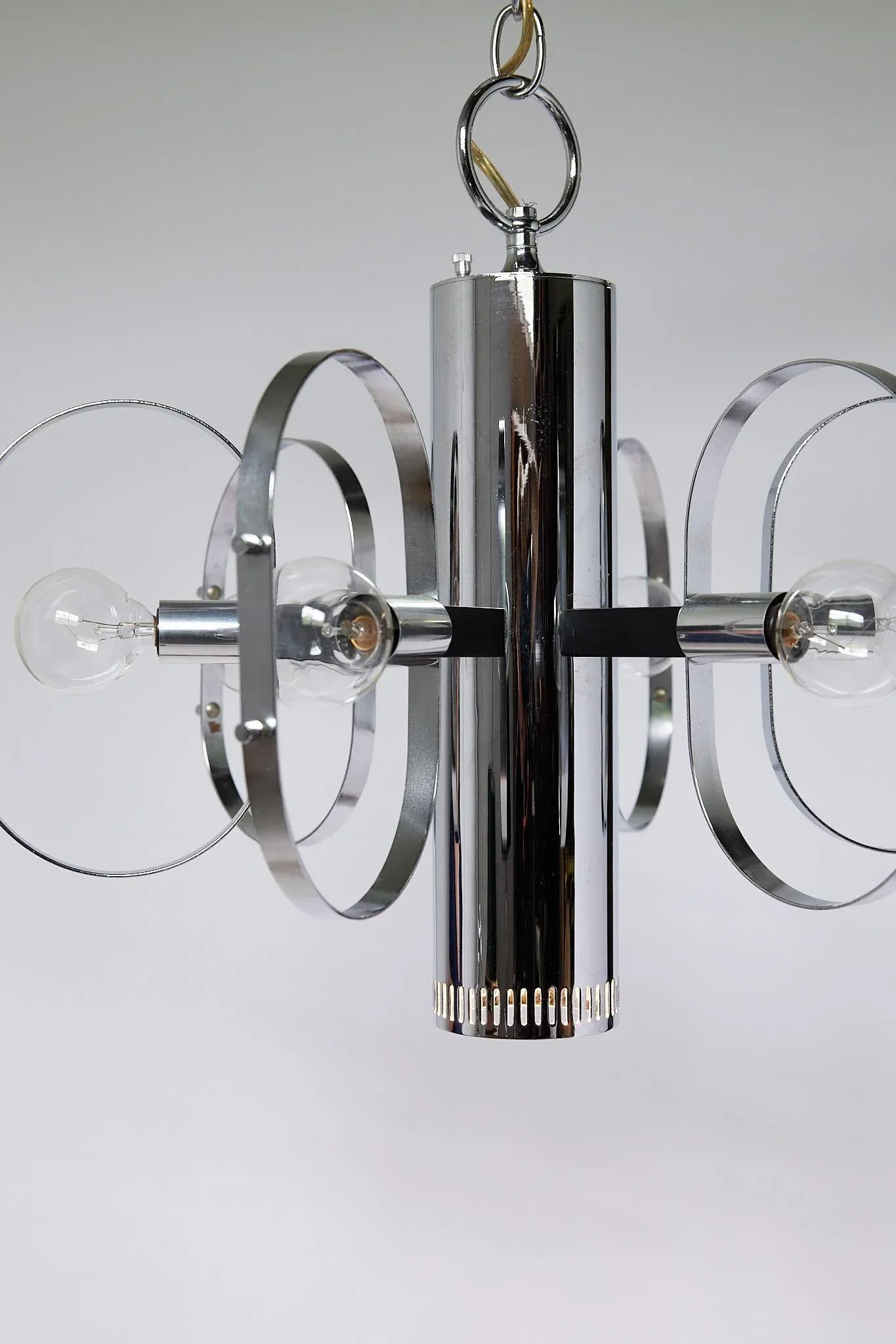 Mid-Century Modern 7-Light Chrome Fixture by Forecast Lighting - 7