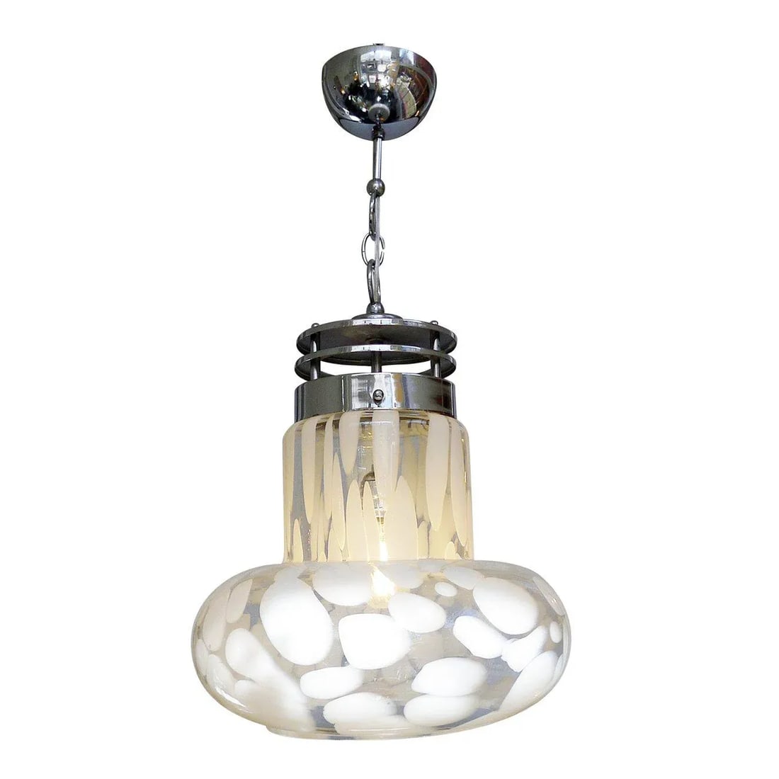 1970s Mid-Century Murano Glass Pendant Light - 2