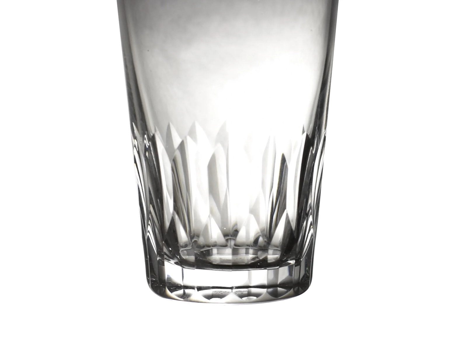 Vintage Cut Crystal Highball Tumblers Serving Drinking Glasses Made by Josair France- Set of 4 - 3