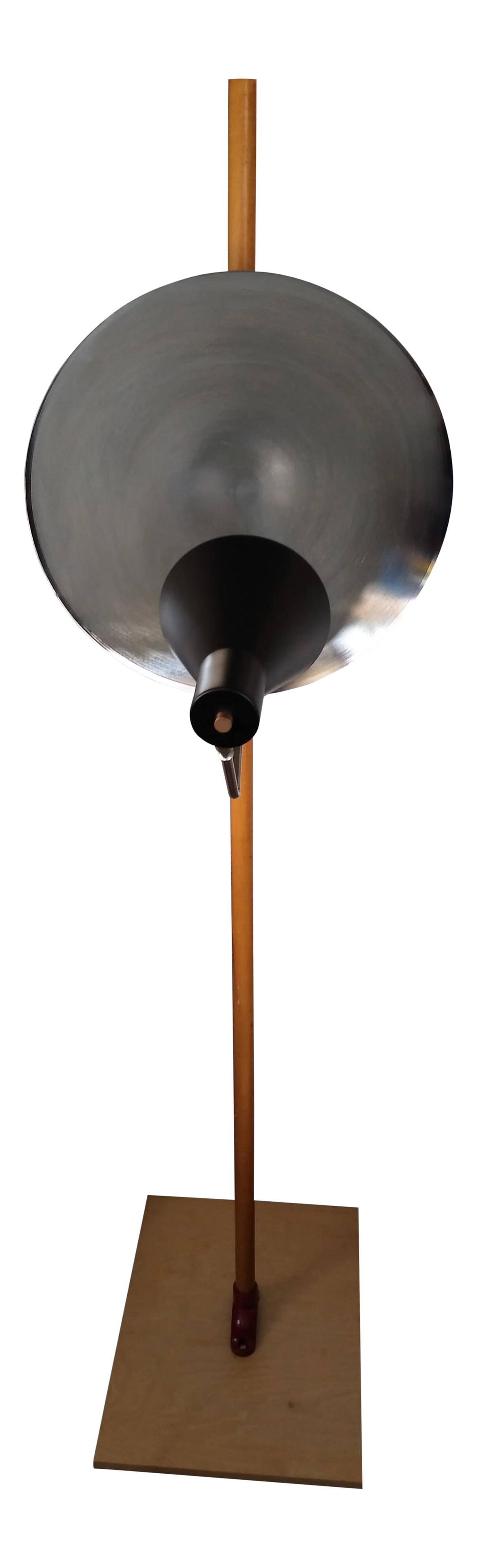 Large Mid-Century Modern Style Industrial Reflector Floor Lamp (1 of 10)