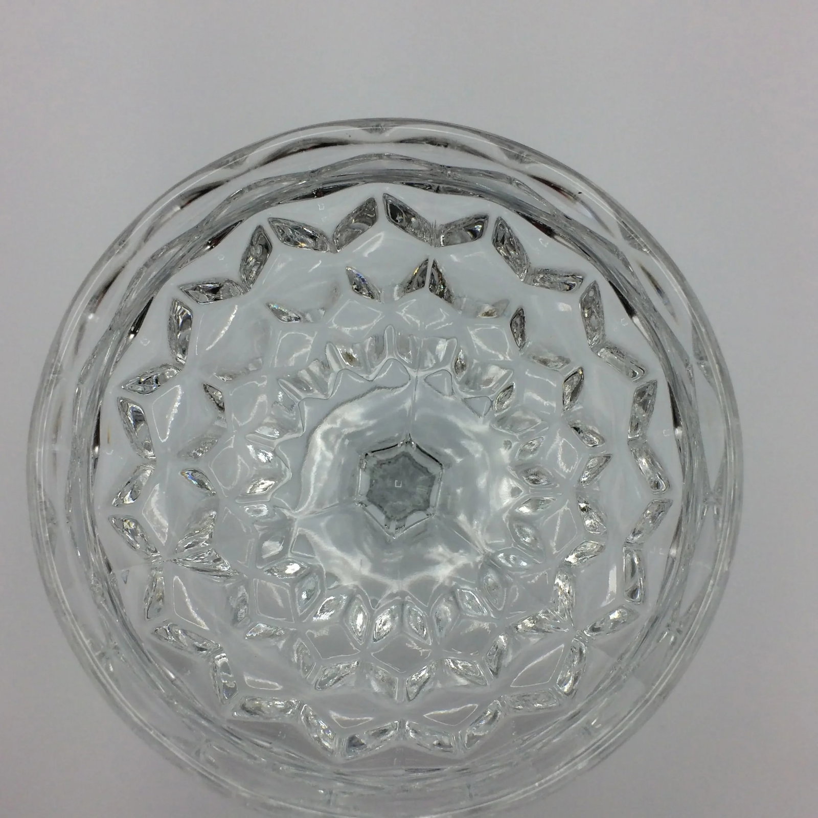 Fostoria American Clear Champagne or Tall Sherbet Pressed Glasses - Set of 7 - 10