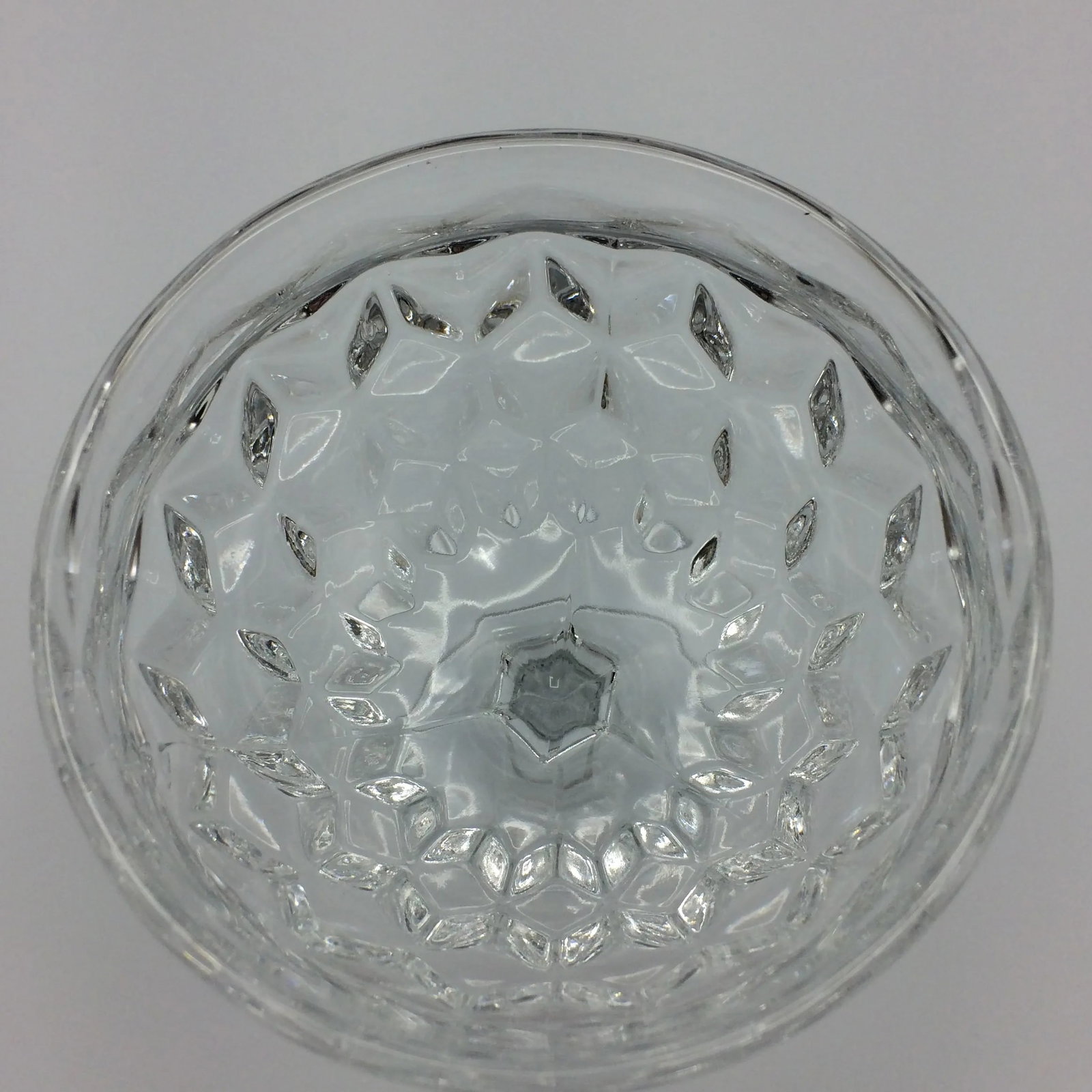 Fostoria American Clear Champagne or Tall Sherbet Pressed Glasses - Set of 7 - 11