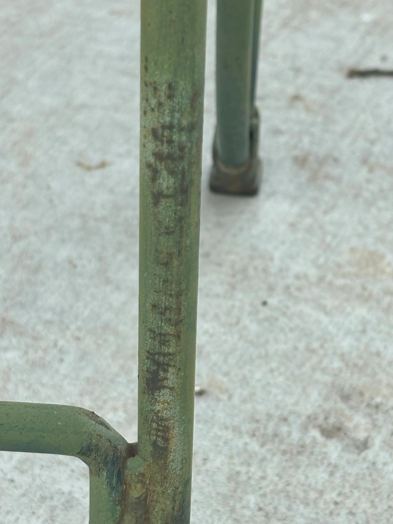 Rare 19th Century Antique French Wrought Iron Garden Chairs - A Pair - 11