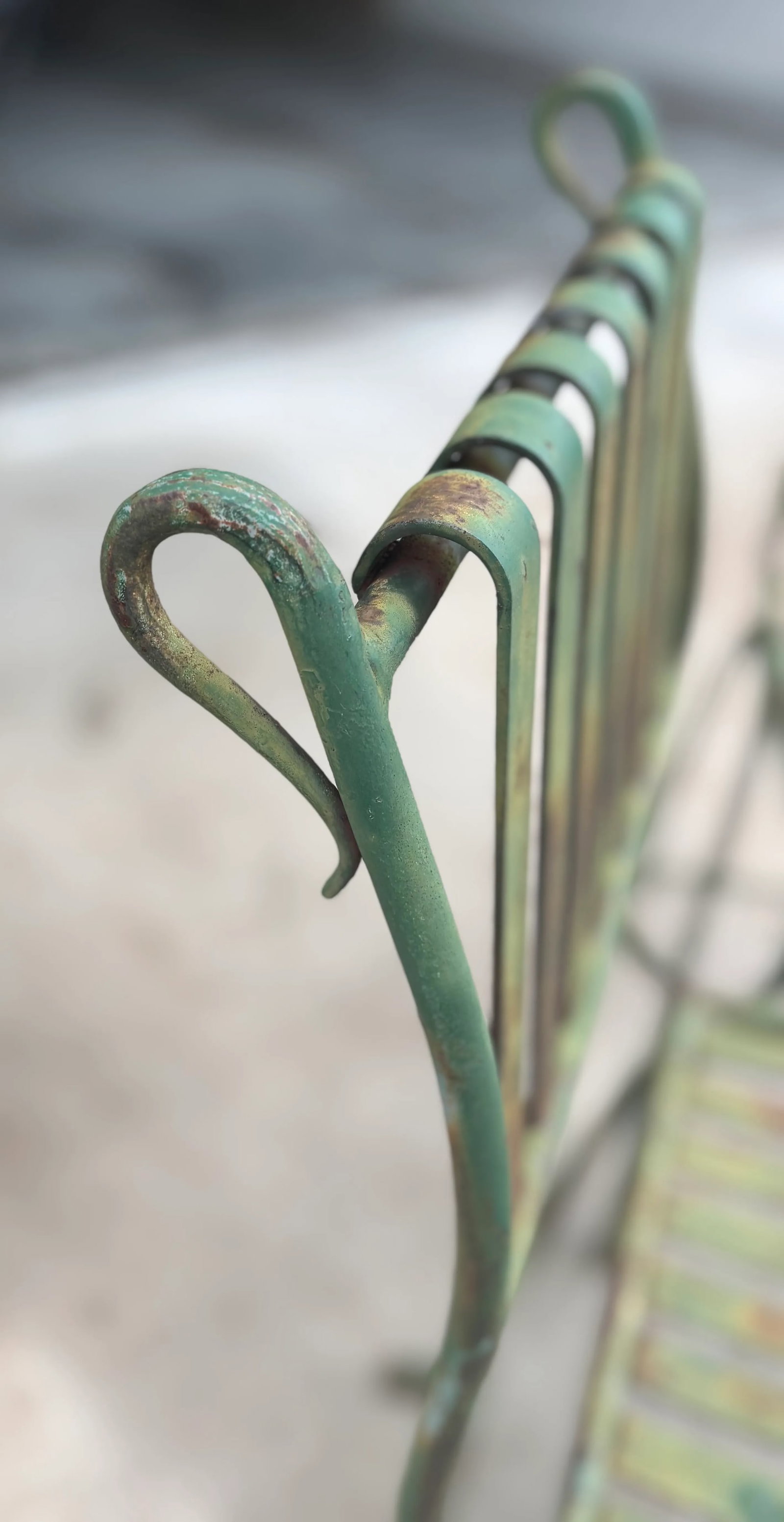 Rare 19th Century Antique French Wrought Iron Garden Chairs - A Pair - 2