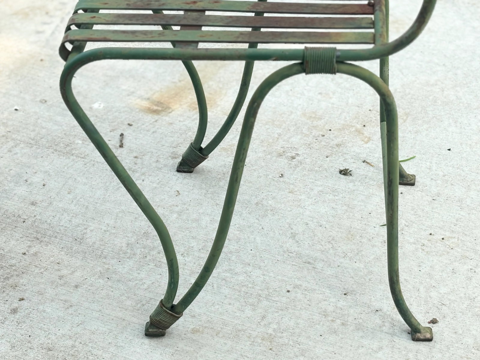 Rare 19th Century Antique French Wrought Iron Garden Chairs - A Pair - 4