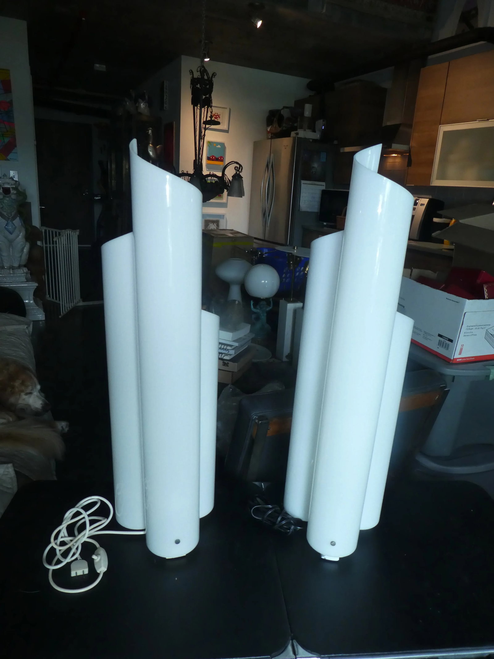 Pair of 1960's Artemide Chimera Lamps by Vico Magistrett - 8