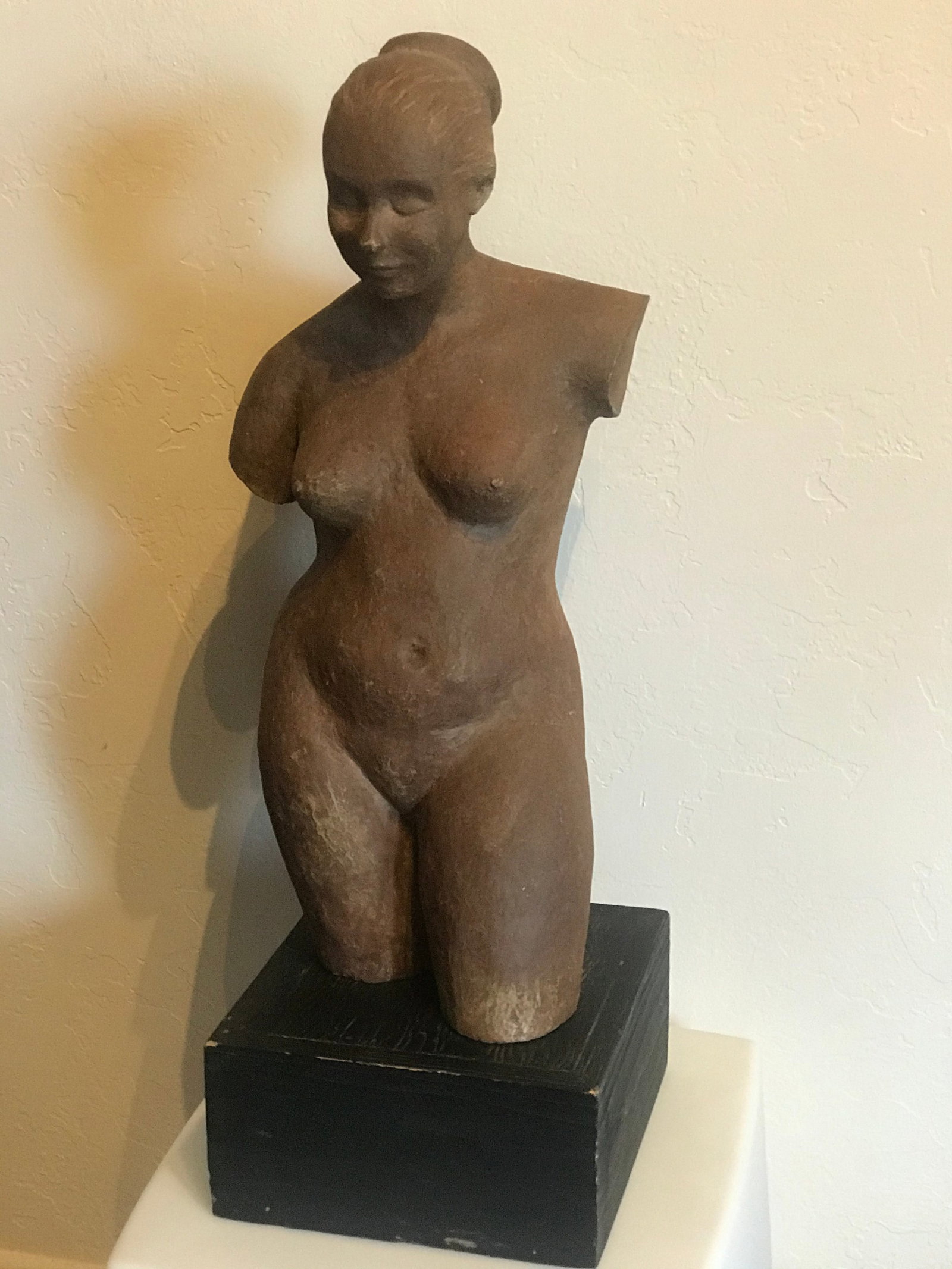 1970s Nude Woman Terracota Sculpture - 2
