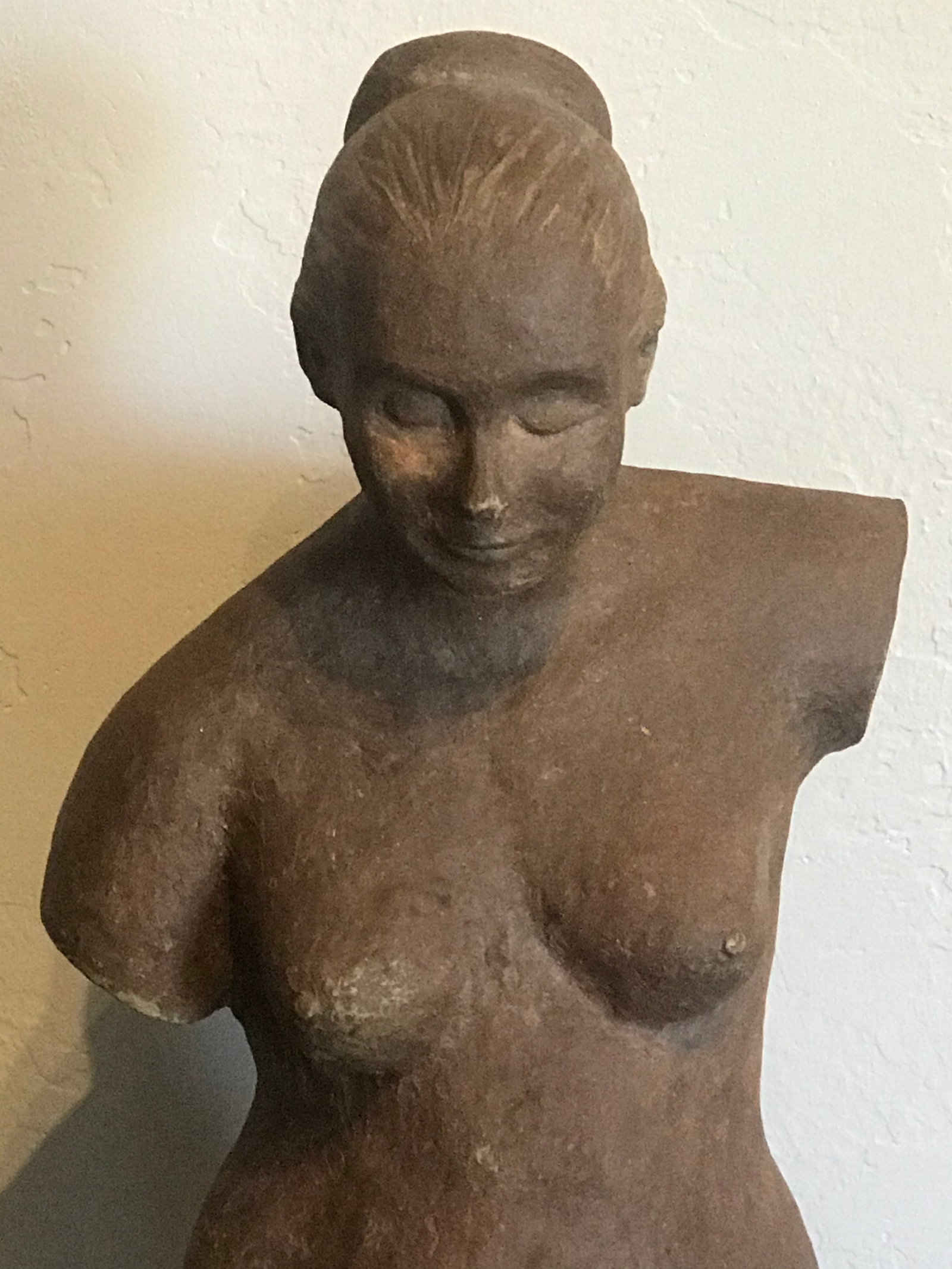 1970s Nude Woman Terracota Sculpture - 6