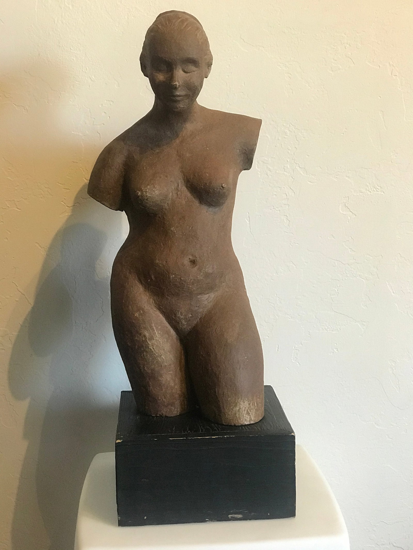 1970s Nude Woman Terracota Sculpture - 7