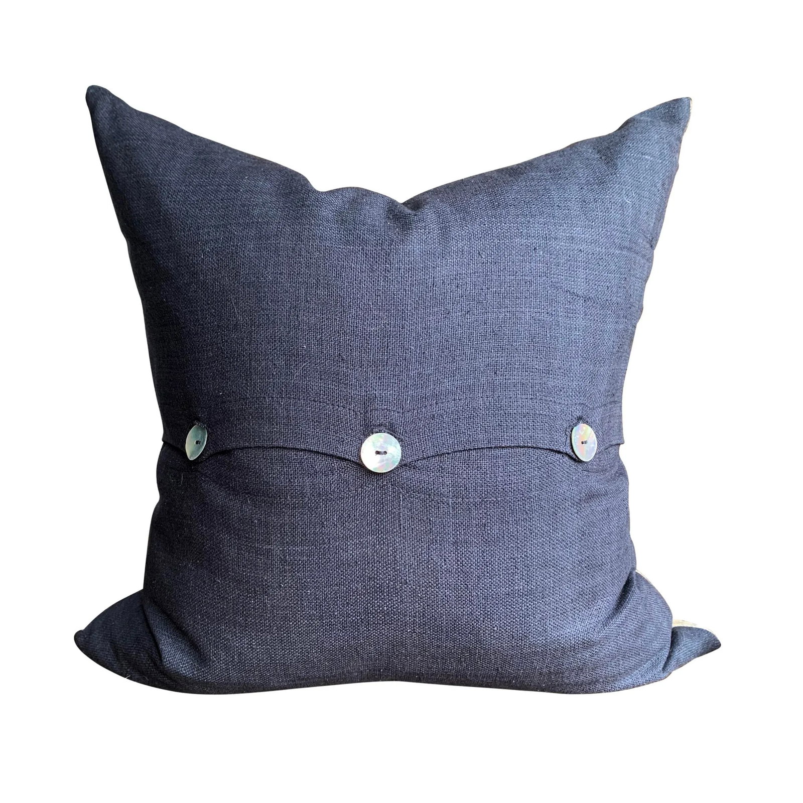 Set of Four Raw Silk Pillows - 10