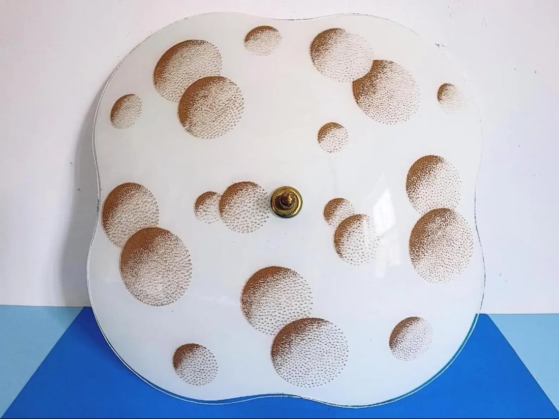 Modern Clover Moons Flush Light - 12