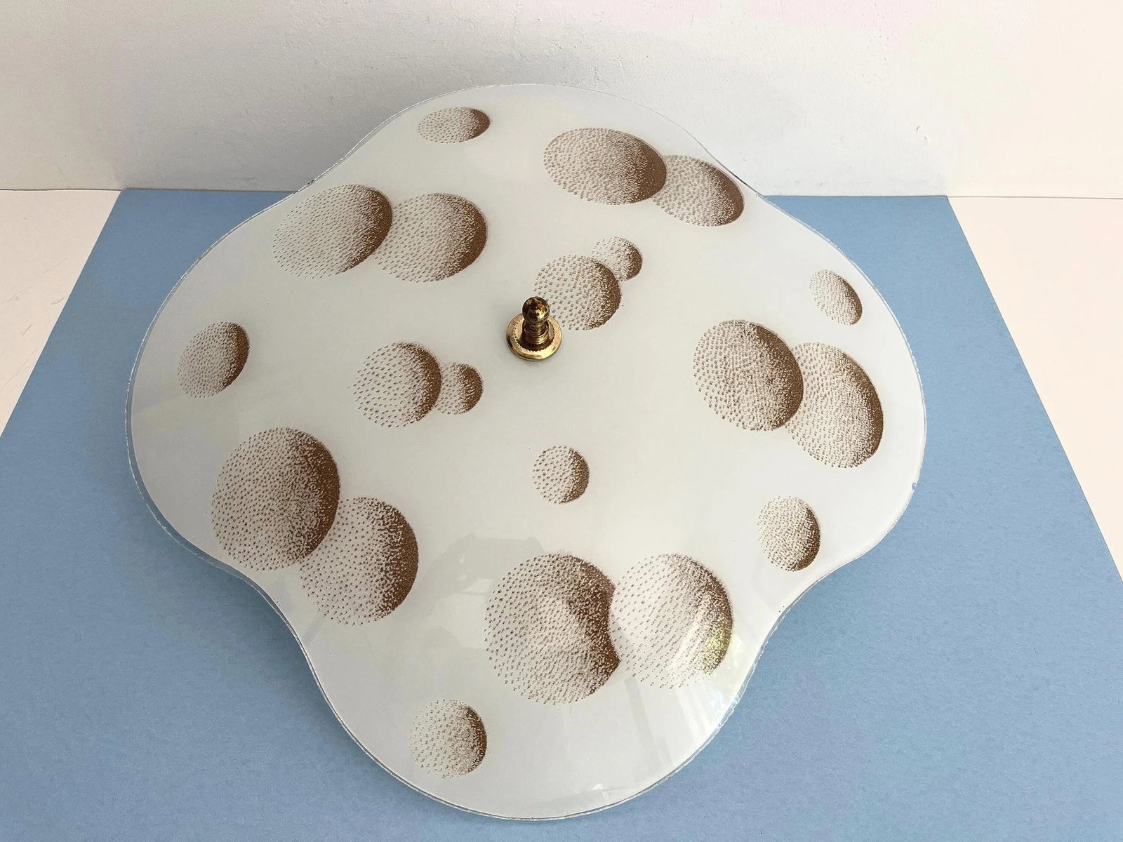 Modern Clover Moons Flush Light - 9