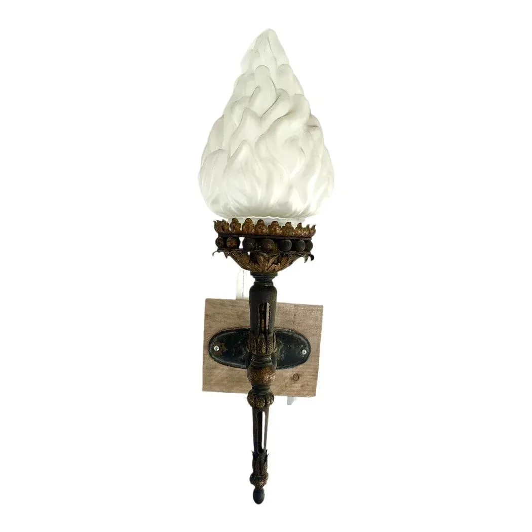 Antique French Torchere Sconce Pair - 2