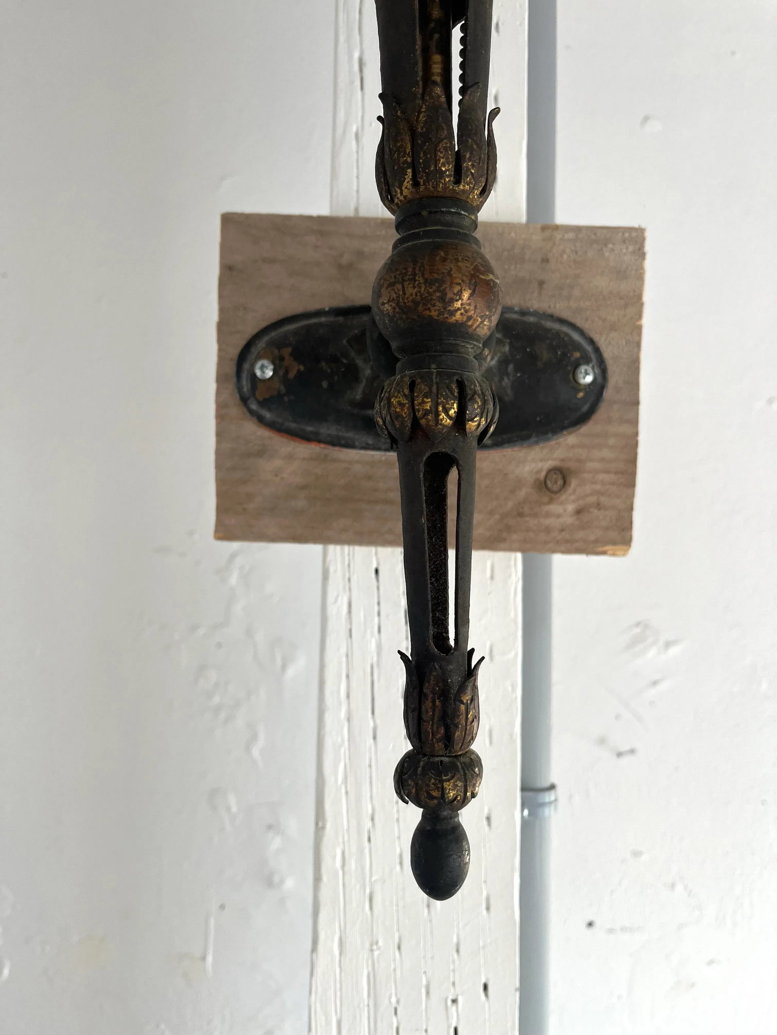 Antique French Torchere Sconce Pair - 6