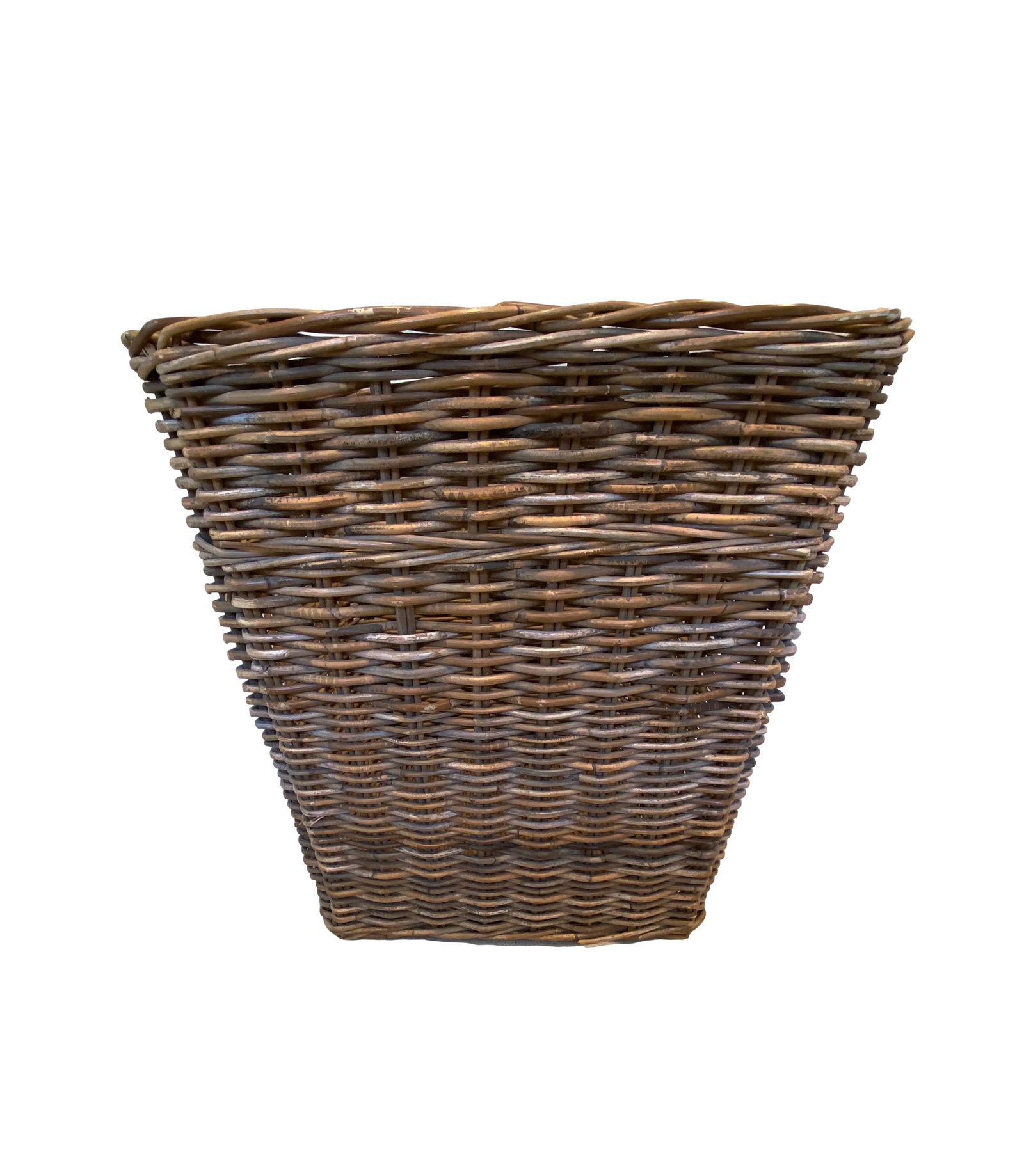 French Large Wicker Handled Basket - 3