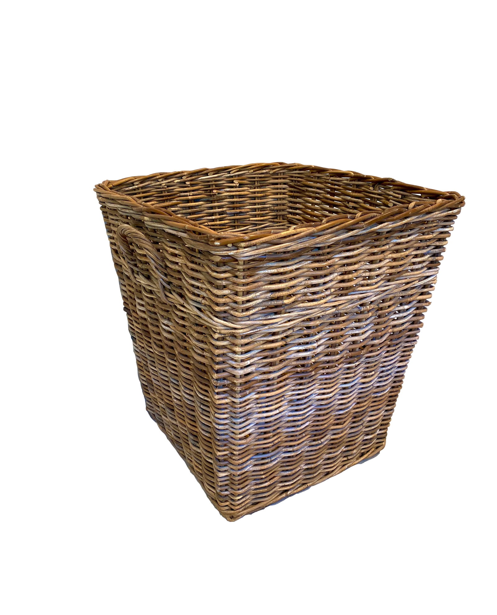 French Large Wicker Handled Basket - 4