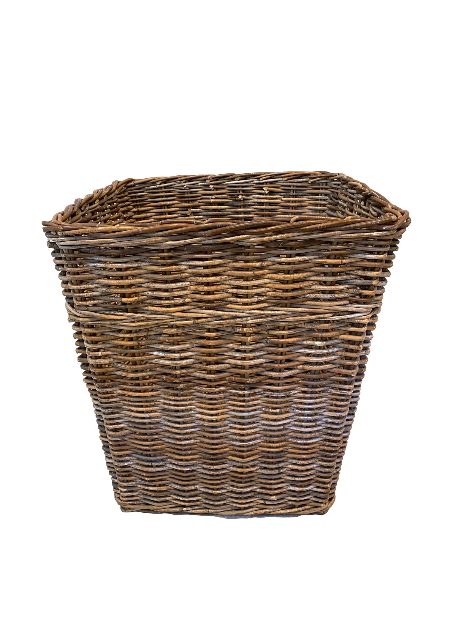 French Large Wicker Handled Basket - 6