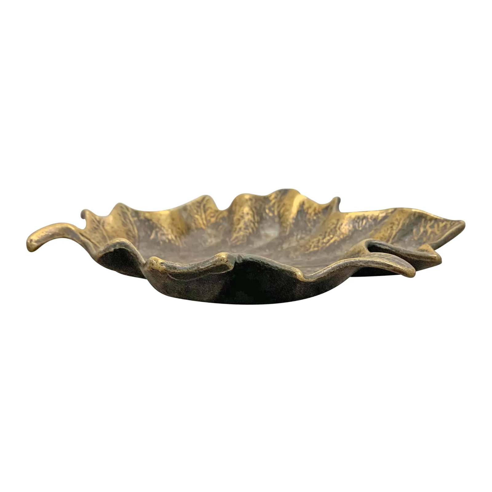 Bronze Maple Leaf Dish - 3